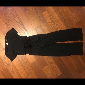 Black Cotton Jumpsuit